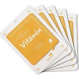 MJCARE On Vitamin Mask 5'li - Aydınlatıcı ve Canlandırıcı Vitamin Bombası Yüz Maskesi