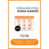 MjCare Yoğun Nemlendirici Dudak Maskesi 3'lü Peeling Etkili Tüm Ciltler İçin Maske - 02 Transparent