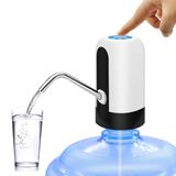 MJIYA 2,5 litre su sebili, Dağıtıcı De Agua para Botellon, evrensel su şişesi pompası, şalterli ve USB, kamp, mutfak, atölye, garaj için (beyaz)