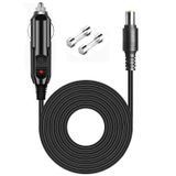MJPOWER BLUETTI Araba Şarj Kablosu EB3A / EB70 / EB70S Taşınabilir Güç İstasyonu 6,6 Feet 16AWG UL Sertifikalı DC Güç Kablosu ve 15A Sigorta ile Uyumlu Araç Şarj Cihazı