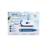 MK DESIGN STUDIO Anahtarlıklı 3 Bölmeli İlaç Saklama ve Taşıma Kutusu – Mini Hap Kutusu, Günlük Taşınabilir İlaç Organizeri