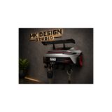 MK DESIGN STUDIO GT3 Dekoratif Otomobil Tasarımlı Duvar Anahtarlığı | 6 Askılı Dekoratif Anahtar Askılığı | 3D Baskı