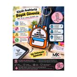 MK DESIGN STUDIO NFC ’li Kişiselleştirilebilir 3D Baskı Anahtarlık – Okul ve Kreş Çantası, Valiz ve Seyahat Çantası İçin İsimli Akıllı Anahtarlık-Çanta ve Diğer Aksesuarlar Dahil Değildir