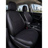 Mk Express Bmw 1 Serisi 116 Uyumlu Deri Detaylı Oto Koltuk Kılıfı 5li Set Apex Seri Siyah-Kırmızı - Siyah - Kırmızı