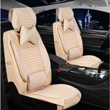 Mk Express fiat Albea Uyumlu Ön Arka 5 Li Set Lotus Serisi Oto Koltuk Kılıfı Bej Renk