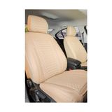 Mk Express peugeot 206 Lüx Full Deri Oto Koltuk Kılıfı Ön Arka Takım (Exclusive) Bej - Universal