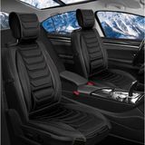 Mk Express Peugeot 206 Uyumlu Ön Arka 5 Li Set Norveç Serisi Oto Koltuk Kılıfı Tam Siyah Renk