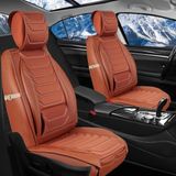 Mk Express Peugeot 206 Uyumlu Ön Arka 5 Li Set Yarı Deri Norveç Serisi Oto Koltuk Kılıfı Tarçın Renk
