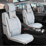 Mk Express volkswagen Bora Uyumlu Ön Arka 5 Li Set Yarı Deri London Serisi Oto Koltuk Kılıfı Açık Gri Renk