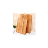 M&K Kitchen 2 Adet Çelik Tutacaklı Bambu Kesme Tahtası Et Doğrama Ekmek Salata Doğrama Panosu 22*32 20*30