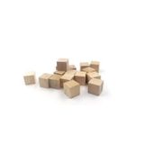 Mk Model 25x25 mm 16 Adet Maket Ihlamur Ahşap Küp