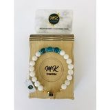 MK TASARIM GERÇEK AYTAŞI APATİT TAŞI BİLEKLİK MK.36.2