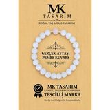 Mk Tasarım Gerçek Aytaşı Bileklik Mk.7000.860- Rahatlık-Dinginlik-Enerji- Stres Bilekliği- Renkleri Boya Değildir -Kendi Rengidir