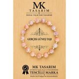 Mk Tasarım Gerçek Güneş Taşı Bileklik Mk.7000.850- Rahatlık-Dinginlik-Enerji- Stres Bilekliği