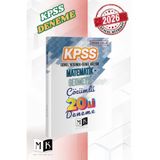MK Yayıncılık 2026 KPSS MATEMATİK-GEOMETRİ ÇÖZÜMLÜ 20Lİ DENEME