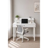 MK0000078 Metal Ayaklı Çalışma Masası Çekmeceli Beyaz