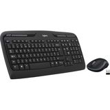 MK330 Kablosuz Klavye ve Mouse Seti, Multimedya Tuşları, Sıvı Dökülmesine Dayanıklı, 10 M Ku