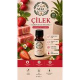 MKC STUDIO Çilek Sabun Bazı Esansı 10 ML – Konsantre Formül – Sabun Bazı, Kokulu Taş, Oda Parfümü ve Kurutma Topu İçin