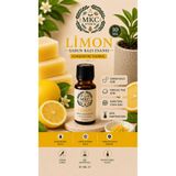 MKC STUDIO Limon Sabun Bazı Esansı 10 ML – Konsantre Formül – Sabun Bazı, Kokulu Taş, Oda Parfümü ve Kurutma Topu İçin