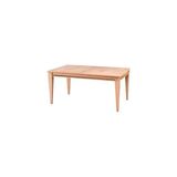 Mkd - Msa 173 / 170 cm Antik Yemek Masası Cilasız Ham Ahşap - Kahverengi