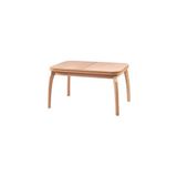 Mkd - Msa 179 / 140 cm Muz Yemek Masası Cilasız Ahşap - Sarı