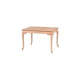 Mkd - Msa 209 / 120 cm Lükens Sabit Yemek Masası Cilasız Ham Ahşap - Kahverengi