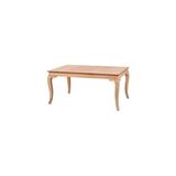 Mkd - Msa 215 / 170 cm Rustik Sabit Yemek Masası Cilasız Ahşap - Kahverengi