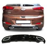 MKG Hyundai I20 Trend P Black Difüzör + Krom Egzos Ucu 2014+ Plastik