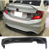 MKG Otomotiv Honda Civic Fb7 Modulo Arka Ek Plastik Siyah Difüzör Çıkışsız 2012-2016 Arka-Difizör-Bodykit-Ek
