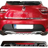 MKG Otomotiv Renault Clio Mk4 Siyah Difüzör Difizör Kare Egzoz Görünüm Reflektörlü