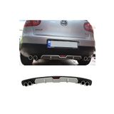 MKG Otomotiv Vw Golf Mk5 Uyumlu Gri Difüzör 4 Krom Egzoz Görünümlü Difizör Arka Ek Body Kit 2003-2009