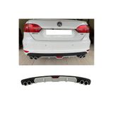 MKG Otomotiv Vw Jetta Mk6 Uyumlu Gri Difüzör 4 Krom Egzoz Görünümlü Difizör Arka Ek Body Kit 2010-2014