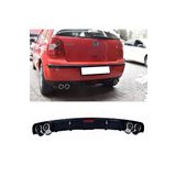 MKG Otomotiv Vw Polo 9n2 Siyah Difüzör 4 Krom Egzoz Görünümlü Difizör Arka Ek Body Kit