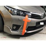 MKG Toyota Corolla Twin Ön Tampon Flap Ön Flap 2013 - 2016 P. Black , Abs Plastik