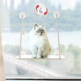 Mkono Kedi Pencere Levrek Hamak Oturağı, Boho Duvara Monte Kedi Yatağı, Emniyetli Metal Çerçeveli, Yerden Tasarruflu Makrome Salıncak Rafı, Komik Püsküllü İç Mekan Kitty Evcil Hayvan Dinlenme Yeri,