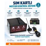 MKS GSM Sim Kartlı Uzaktan Kontrol ve İzleme Modülü Telefon İle Uzaktan Kumanda Cihazı 1no 6A Kontak