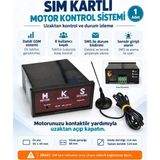 Mks Gsm Sim Kartlı Uzaktan Kontrol ve Izleme Modülü Telefon Ile Uzaktan Kumanda Cihazı 1no 6A Kontaklı 220V Ac Çalışır (Uzaktan Motor Açma Kapama ve Kontrol Etme Vs)