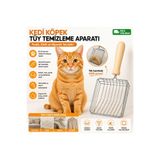 MKSPET Paslanmaz Çelik Kedi Kumu Küreği - Hijyenik ve Pratik Tuvalet Temizliği için Güçlü Kedi Kumu Temizleme Küreği