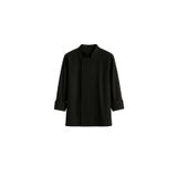 MKWorkwear FORTE Şef Ceketi – Modern Aşçı Kıyafeti | Erkek & Kadın Kullanıma Uygun | Kişiye Özel Üniforma ve İş Elbiseleri (Siyah, XL)