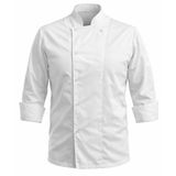 MKWorkwear VENTO Şef Ceketi – Modern Aşçı Kıyafeti | Erkek & Kadın Kullanıma Uygun | Kişiye Özel Üniforma (Beyaz, 2XL)