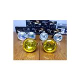 Mky Store Sis Farı Seti Üniversal 90mm 2 Adet + H3 Ampül (Beyaz)