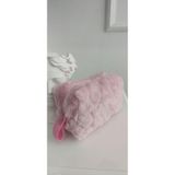 mlio Pembe Kalpli Peluş Makyaj Çantası Seyahat Ve Kozmetik Çantası