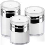 Mluchee Pompalı 3 Paket Losyon Dispenseri, Havasız Pompa Kavanozları Karışık (1oz+1.7oz+3.5oz) Krem İçin Pompa Şişe Dağıtıcı Nemlendirici Konteyner, Sarhoş Fil Kapları, Boş Losyon Şişesi Kozmetik
