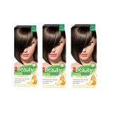Mm Beauty Saç Boyası M 09 Naturel Çikolata Kahve (Natural Chocolate) Üçlü Set