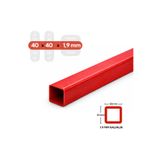 mm demir market 40x40x1,9 mm Boyalı Kutu Profil 1.5 Metre | Kare Çelik Profil | Kaynaklanabilir Metal Profil-Kare Kutu Profil
