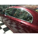 Mm Oto Honda Civic Fd6 Cam Çıtası Çerçevesi Kromu Nikelajı Komple 2006-2012 - Siyah