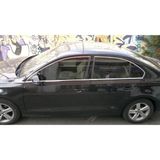 Mm Oto Volkswagen Jetta 2011-2016 Krom Cam Çerçevesi Aksesuarı 12 Parça - Siyah