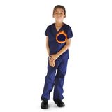 M&M SCRUBS Süper Yumuşak Çocuk Fırçalama Seti Çocuk Elbisesi (2/3, Gerçek Lacivert)