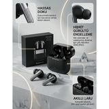 MMctech 2027 Yeni Nesil Bluetooth Kulaklık Pro 5 Enc Spor Kulaklıklar Kablosuz Stereo Kulaklıklar Tws Kulaklık - Siyah