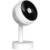 MMctech 3 Kademeli Cep Boyu Sessiz Taşınabilir Mini Fan USB Şarjlı Pervaneli Soğutucu Küçük El Vantilatörü - Beyaz